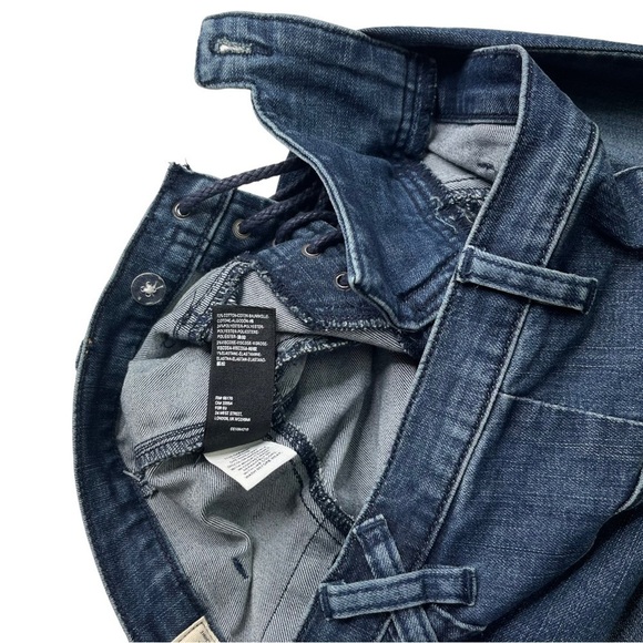 We The Free Eva Denim High Rise Lace Up Bootcut Womens Jeans Size 25 - Picture 8 of 10